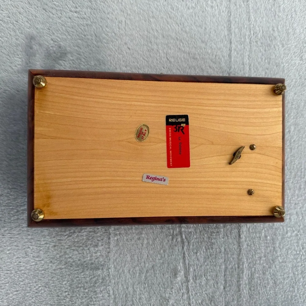 Reuge Swiss Musical Jewelry Box – Edna Hibel Art, La Bohème, With Key, Excellent